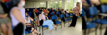 Notícia: Seduc realiza palestra em alusão ao Agosto Lilás
